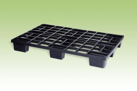 Plastic pallet 800*1200 mm without safety rim/PP 80